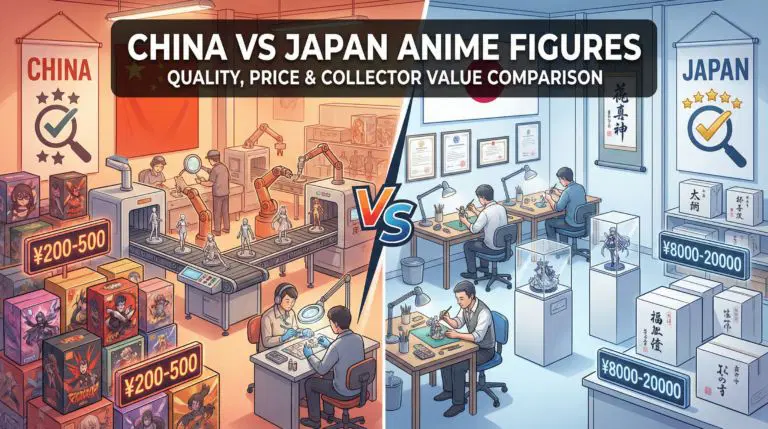 Anime Figuren China vs Japan – Qualitätsvergleich, Preise und Sammlerwert