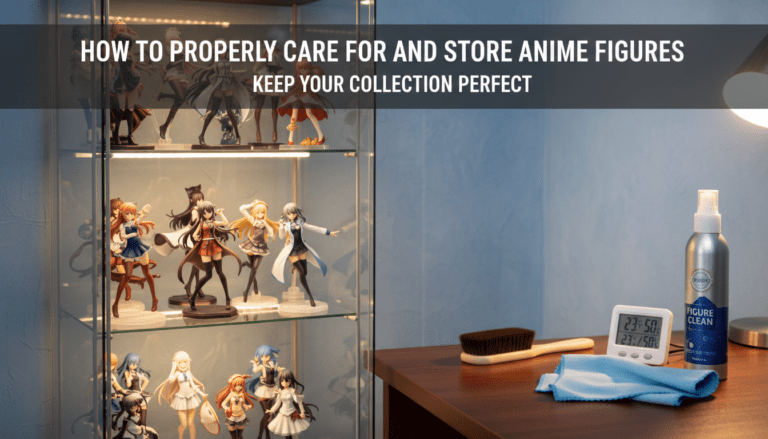 Anime Figuren Pflege in Vitrine – Reinigung, Lagerung & Werterhalt