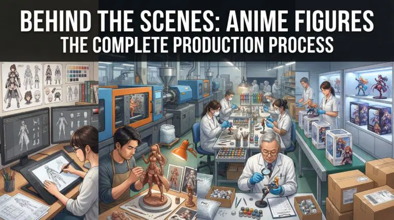 Alternativtext: Entstehung von Anime-Figuren – Behind the Scenes von Idee bis Lieferung