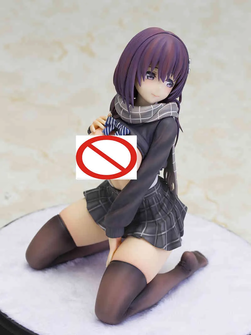 Ecchi Figur Hentai - Muicha Imashita kniend - Komplett ausziehbar 16cm – Bild 6