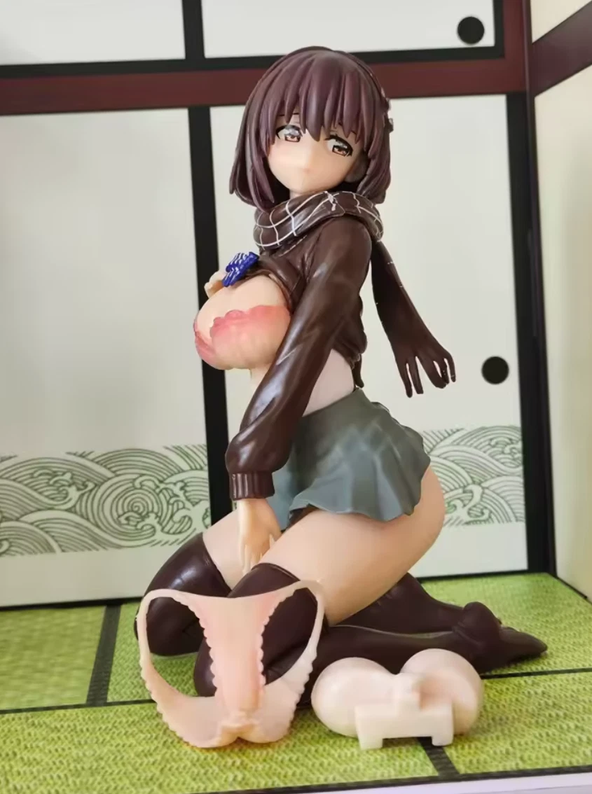 Ecchi Figur Hentai - Muicha Imashita kniend - Komplett ausziehbar 16cm – Bild 2