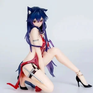 Anime Figur Ecchi - Cat Girl Red Dress - 16cm