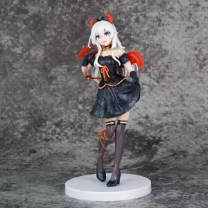 Anime Figur - White Hair Red Horns - 20cm