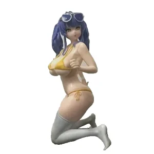 Anime Figur Ecchi - Bikini Girl Blue Hair - 17cm